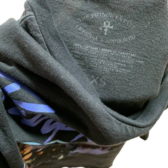 The Prince Estate Women's Prince Crewneck T-Shirt Size XS Purple Rain Print - Picture 5 of 5